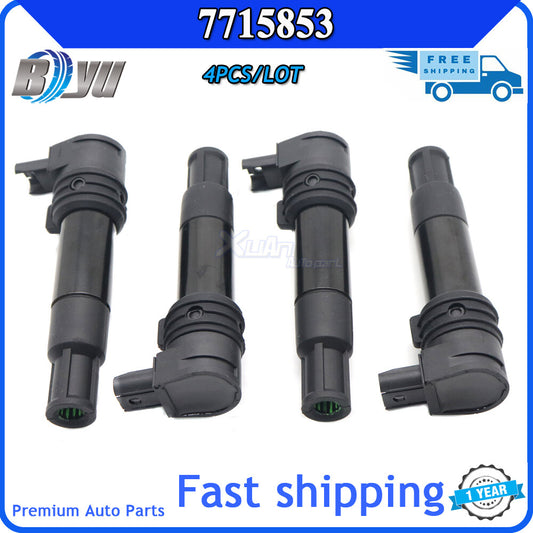 4-pack of brand new ignition coils for BMW R1200R 7715853-01 771585301 7715853