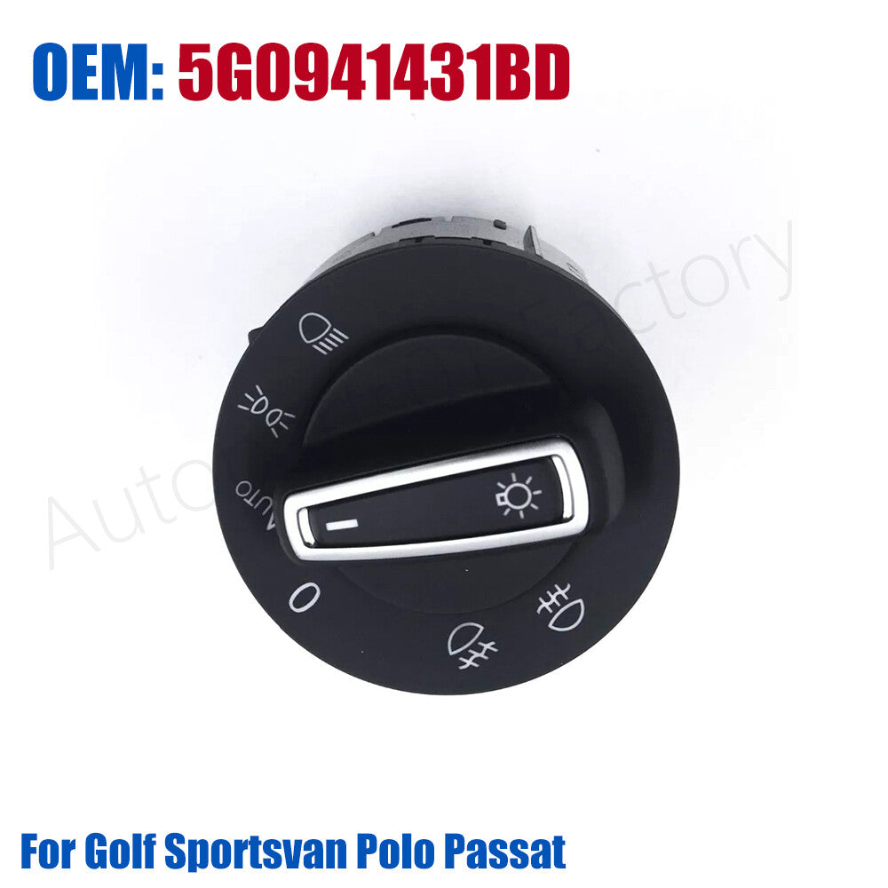 5G0941431BD Headlight Fog Lamp Switch Control for Golf Sportsvan Polo for Passat