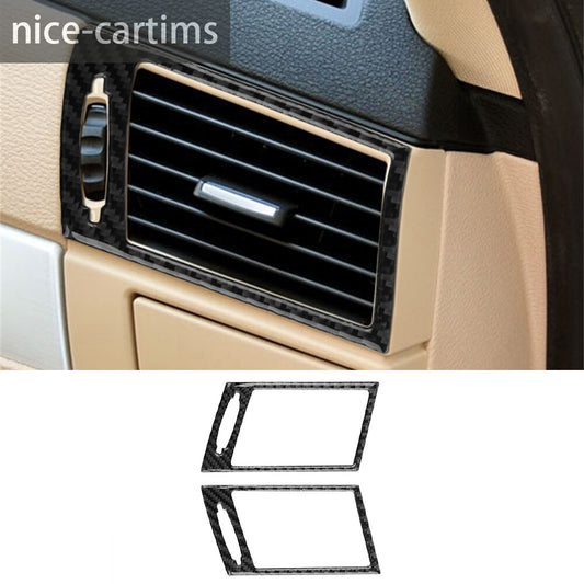 Carbon Fiber Side Air Vent Outlet Cover Fit for BMW X3 E83 2004-2010 Accessories