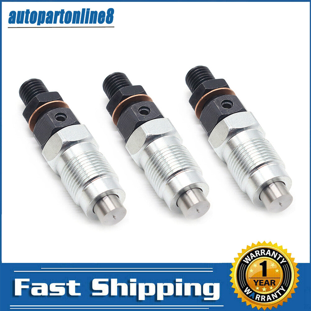 3x For Kubota ZD21 ZD221 ZD321 BX1860 BX1870 BX2360 H1600-53000 Fuel Injectors