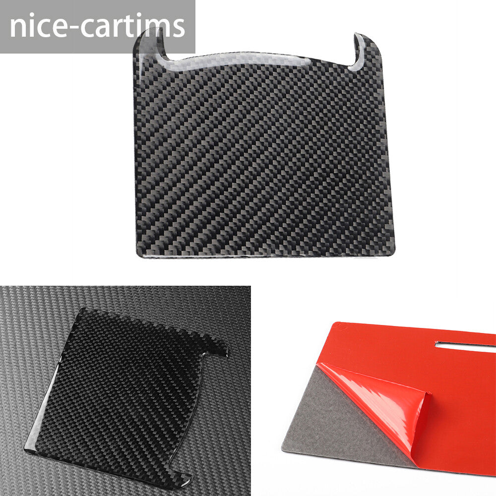 Soft Carbon Fiber Rear Water Cup Holder Panel Cover for Toyot@ Tacom@ 2001-2004