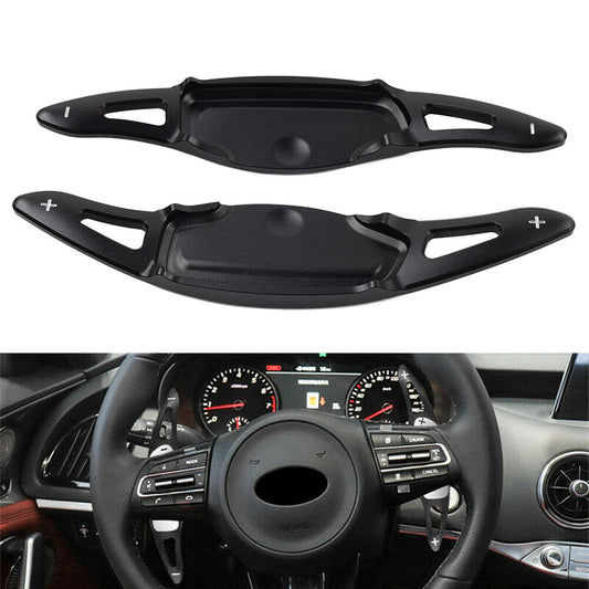for Kia Stinger 2018-2020 2019 Black Steering Wheel Paddle Shifter Extension
