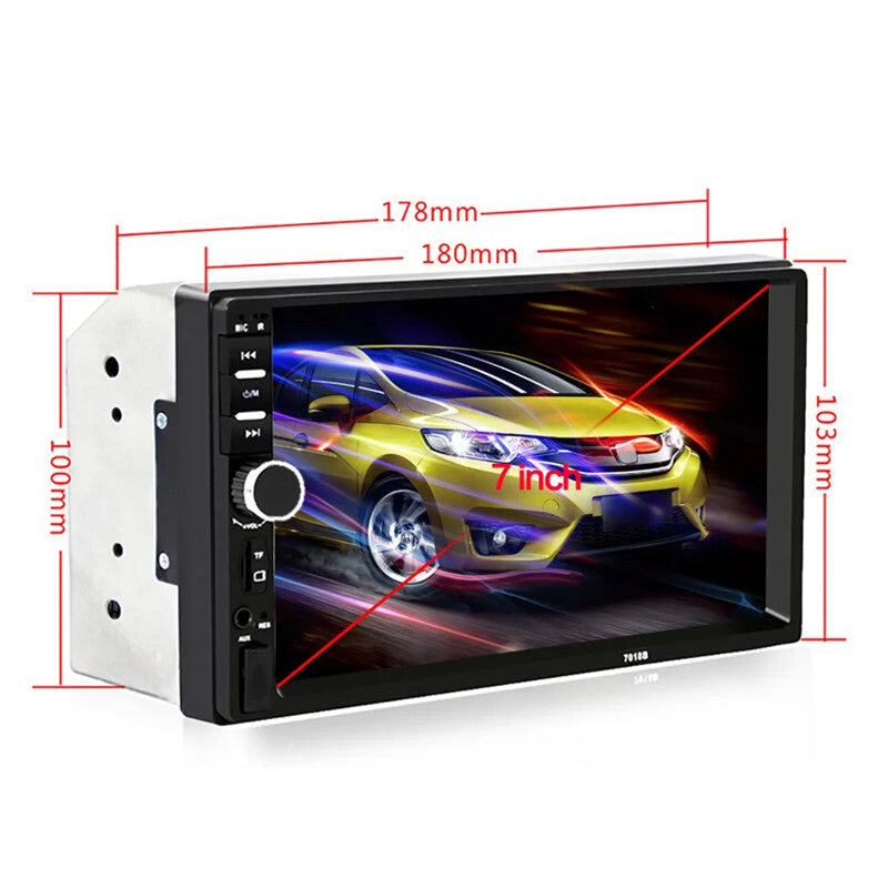 Car Radio MP5 Player 2 din Stereo 7In Touch Screen Automotive Multimedia Monitor