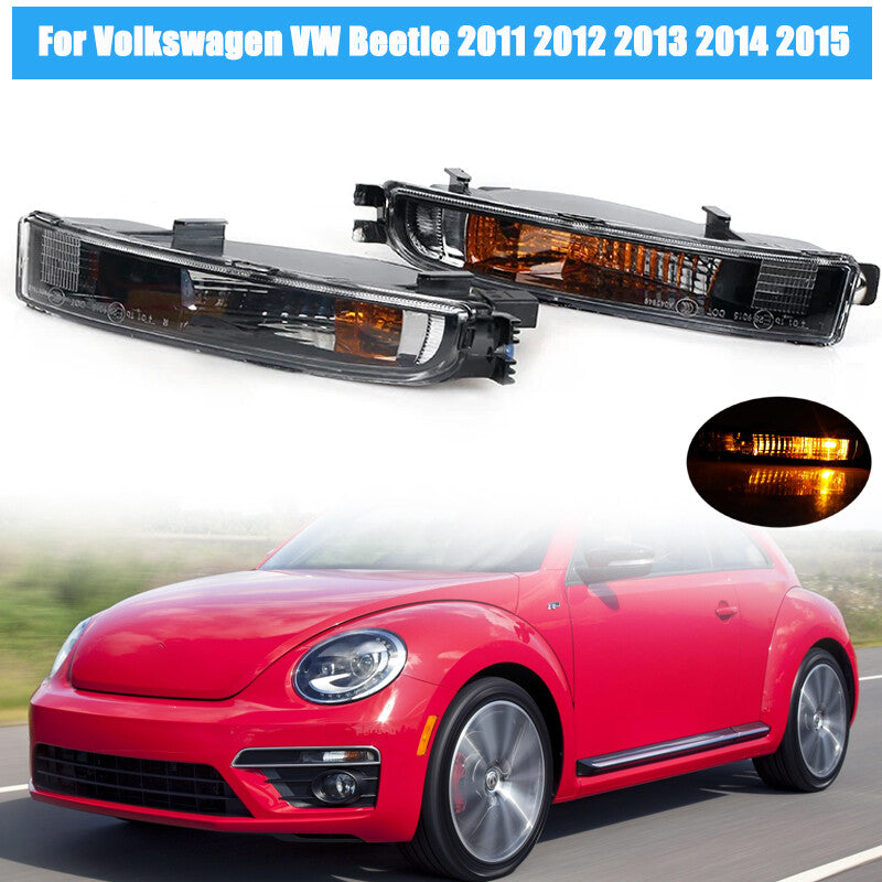 Front DRL Turn Signal Light Fog Lamp W/Bulb For 2011-2015 for Volkswagen for VW Beetle