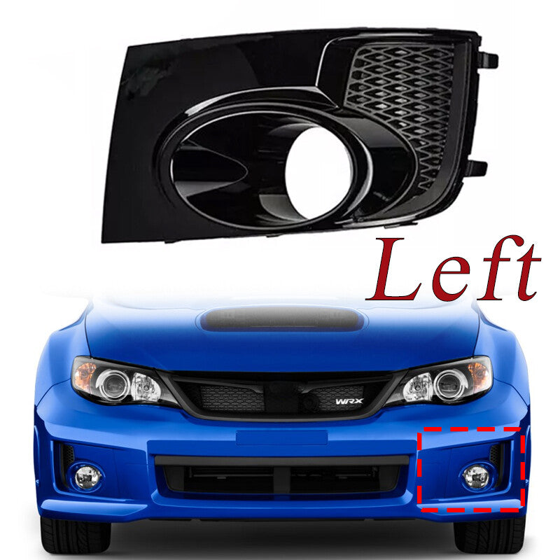 LH Fog Light Cover Fog Lamp Bezel Frame for Subaru Impreza WRX STi 2011-2014