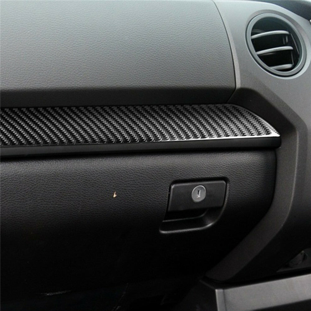 Carbon Fiber Dashboard Center Console Panel Trim for T@yota Tundr@ 2014-2021 RHD