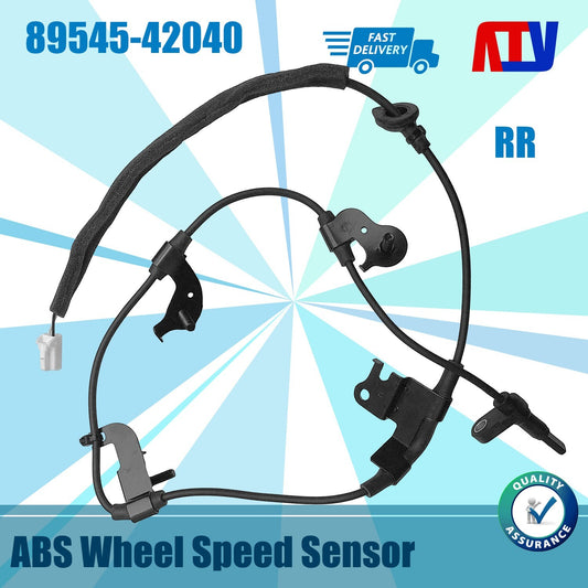 For 2006-2013 for Toyota RAV4 4WD Rear Right 1PCS ABS Wheel Speed Sensor 89545-42040