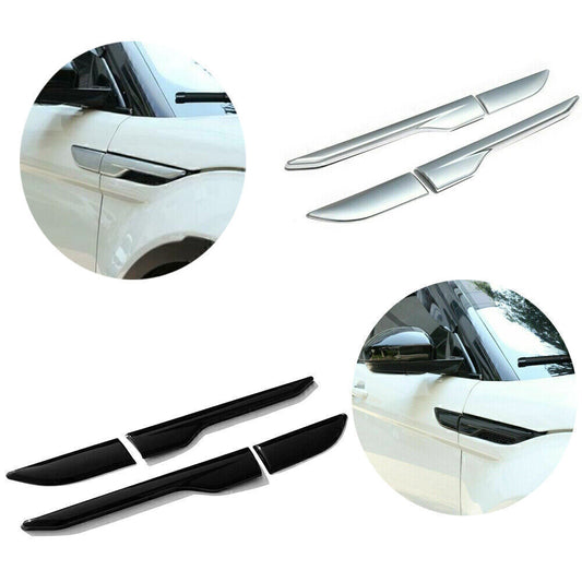 Side Fender Air wing Vent Cover Trim Gloss Black Fit for Range Rover EVOQUE 2012-18