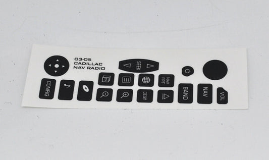 Navigation Radio Button Repair Stickers For 03-05 GM for CADILLAC for ESCALADE for HUMMER