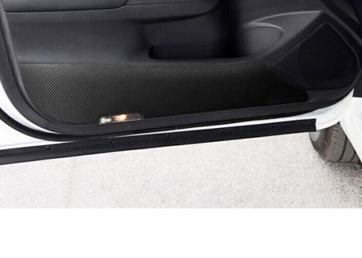 for Nissan Altima 2013-18 Carbon Fiber Inner Door Anti-Kick Panel Cover Trim 4X