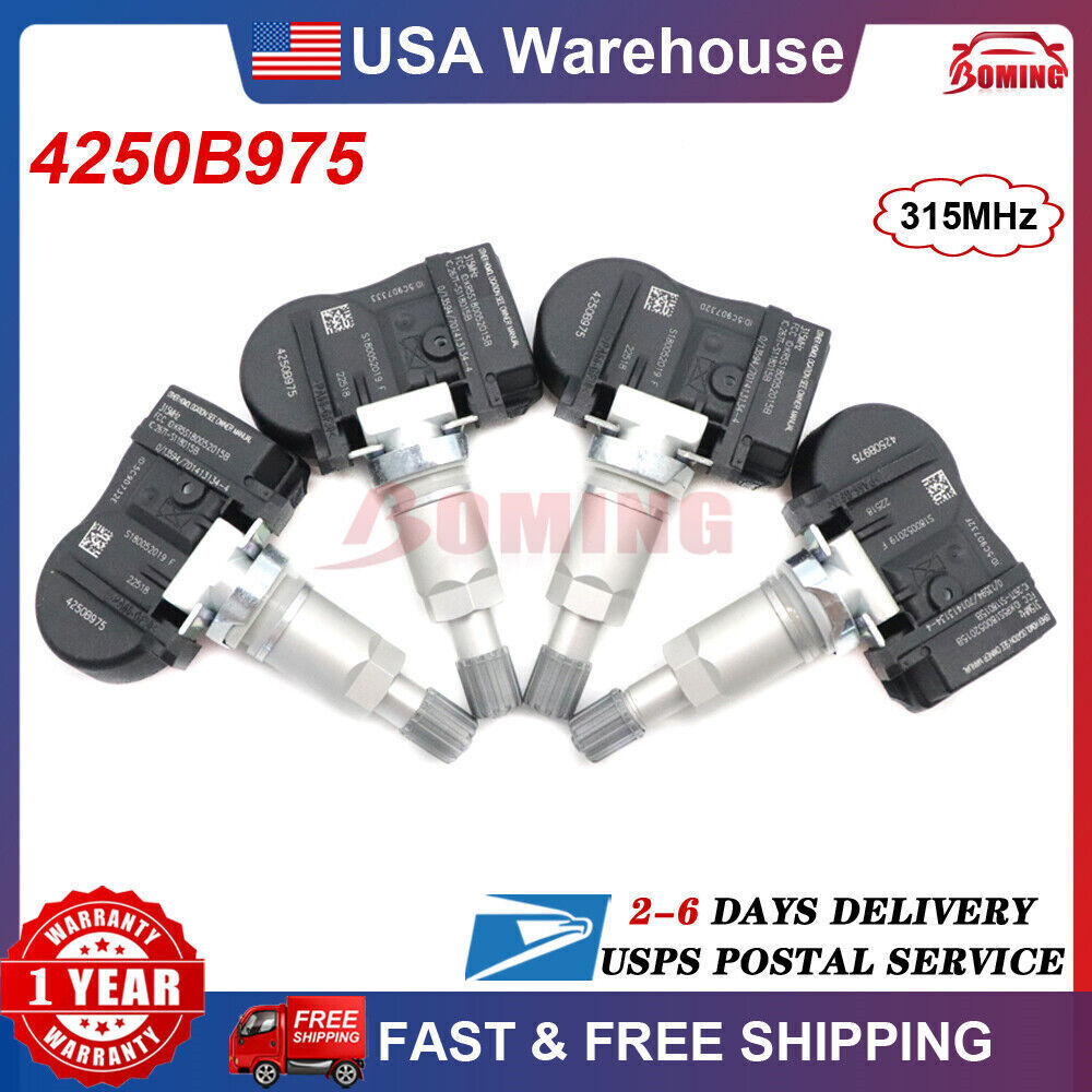 4. Tire Pressure Sensor (TPMS) for 08-17 for Mitsubishi Lancer Outlander Sport 4250B975