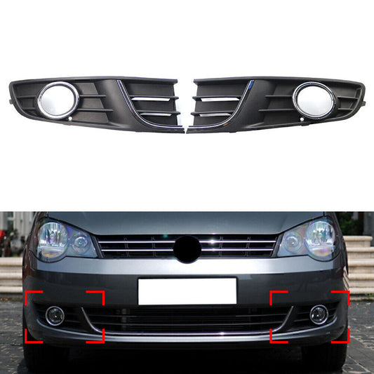 Pair Front Bumper Fog Light Cover for VW Polo 2011-2013 2012