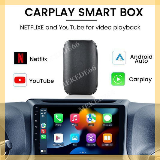 2+8G Quad-core CarPlay AI Box Wireless Android Auto Adapter for Car Multimedia Video