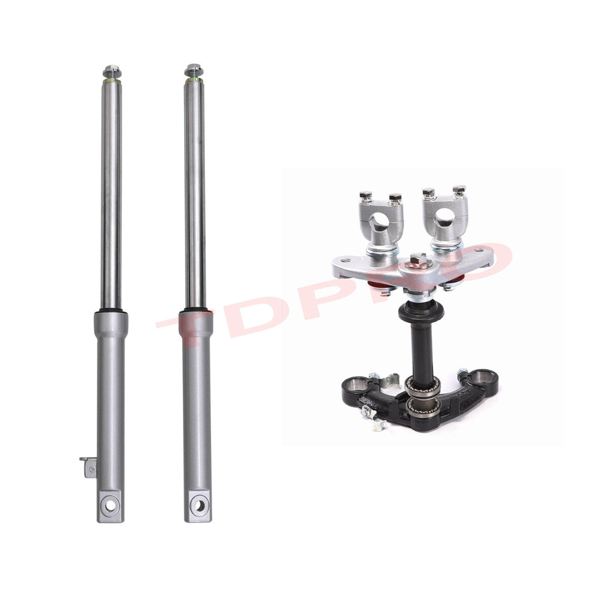 Front fork suspension, three-clip drum brake, suitable for Yamaha TTR50 PW50