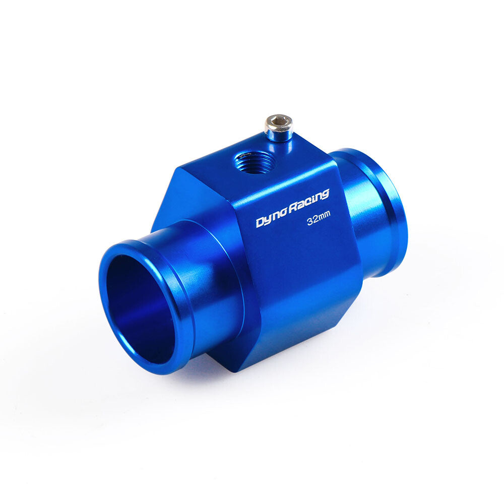 32mm Blue Water Temp Temperature Joint Pipe Sensor Gauge Radiator Hose Adapter