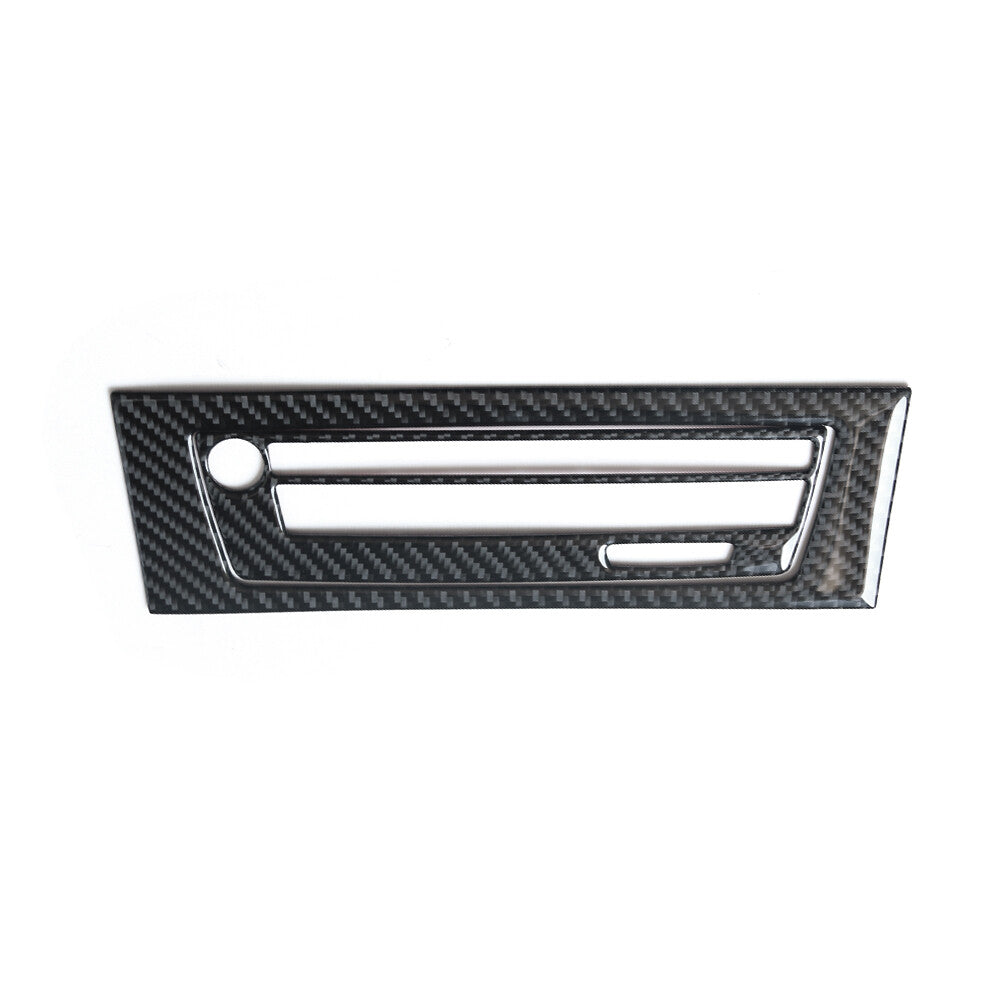 2x carbon fiber radio with navigation system trim for BMW Z4 E89 2009-2016