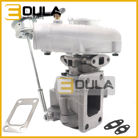 Oil Cool Turbocharger Fits for T3 T4 1.5L-2.5L Universal 400HP Flange Turbine