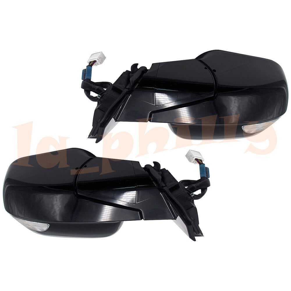 1Pair Power Side Mirror With Heated Turn Signal for 2007-2011 for Honda for CR-V 2.4L L4