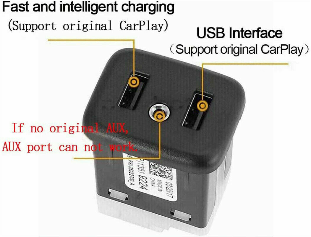 13519224 Auxiliary USB Charger Port for Buick for Chevrolet Audio Player Receptacle