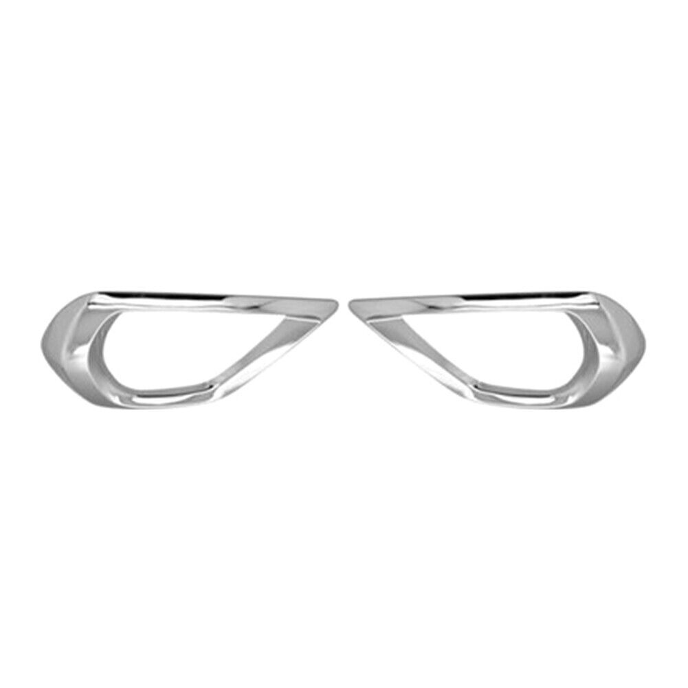 2pcs Front Fog Light Lamp Cover Trim Chrome Fit for Subaru Forester 2013 2014 2015