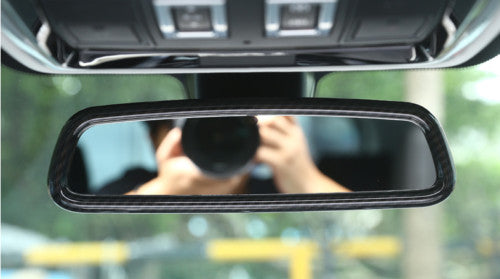 Carbon fiber internal rearview mirror cover for Land Rover Range Sport 2009-2017