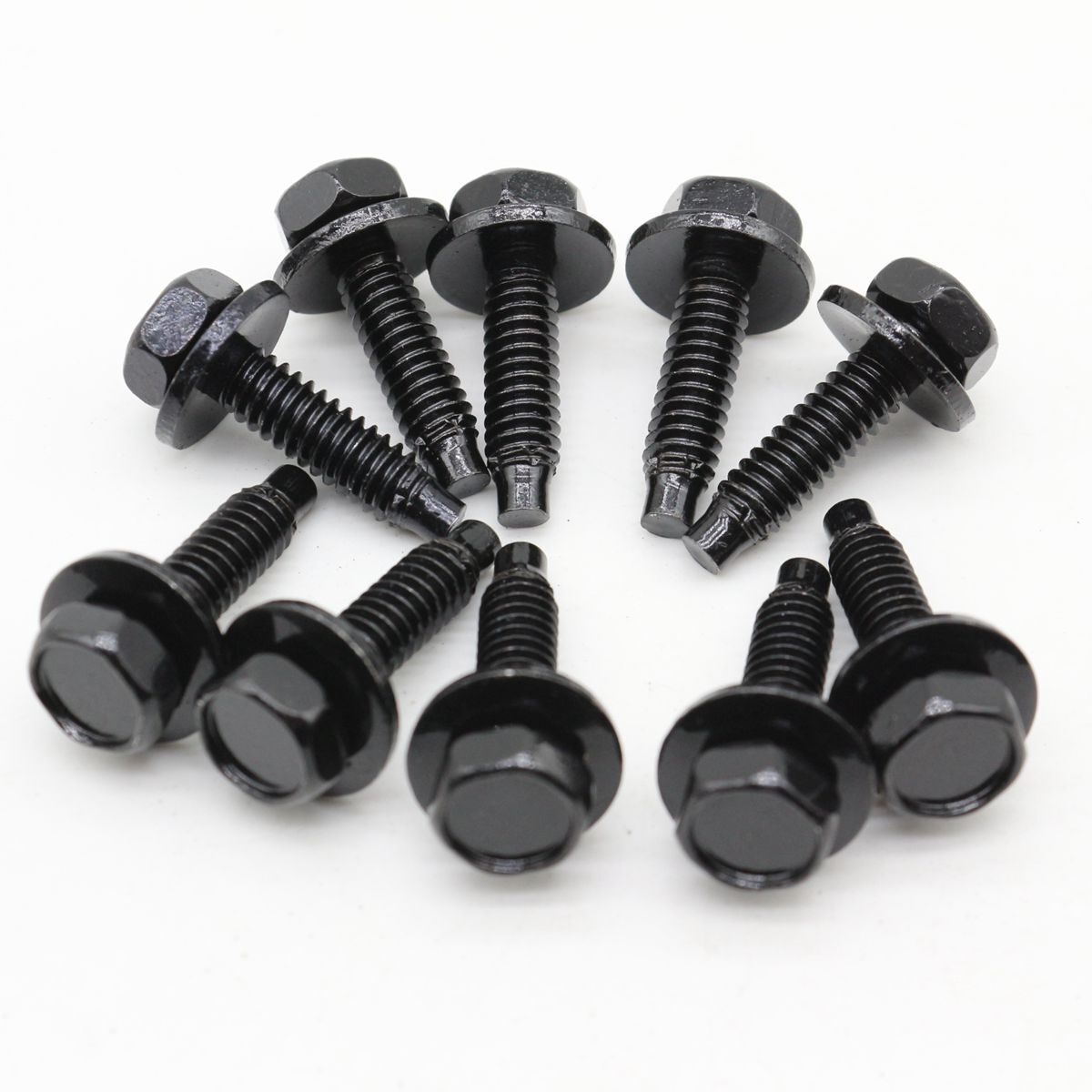 10X Body Bolts 1/4-20 x 1 Long- 7/16 Hex With dog point for Chrysler 6025329