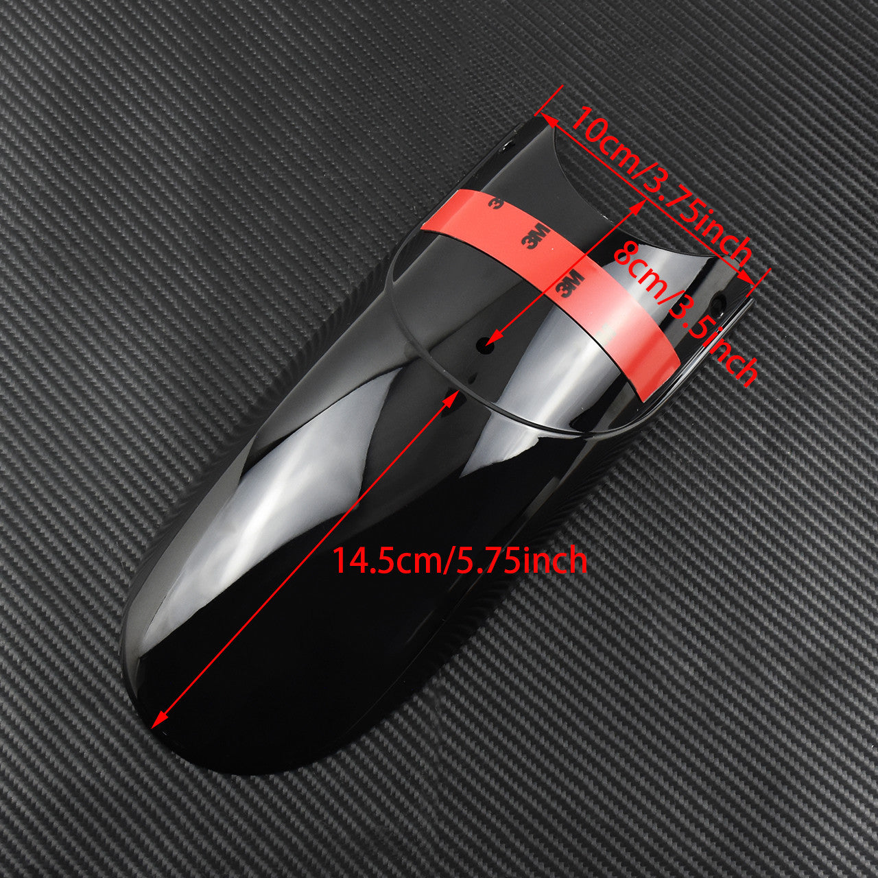 10cm Front Fender Extender Fit for Harley Sportster 883 1200 Dyna Softail V-Rod