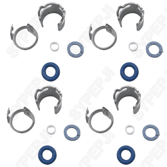 4-piece fuel injector O-ring seal repair kit for Audi 2.0TFSI BPY for VW 06D998907