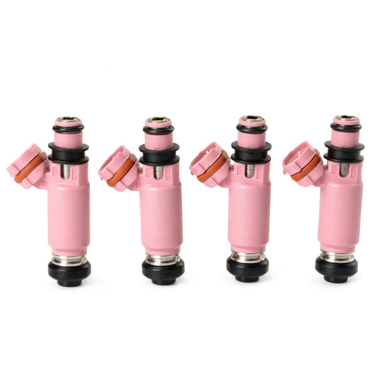 4PCS Pink 565cc Fuel Injectors Fit for Subaru STI WRX Forester 16611-AA370 NEW