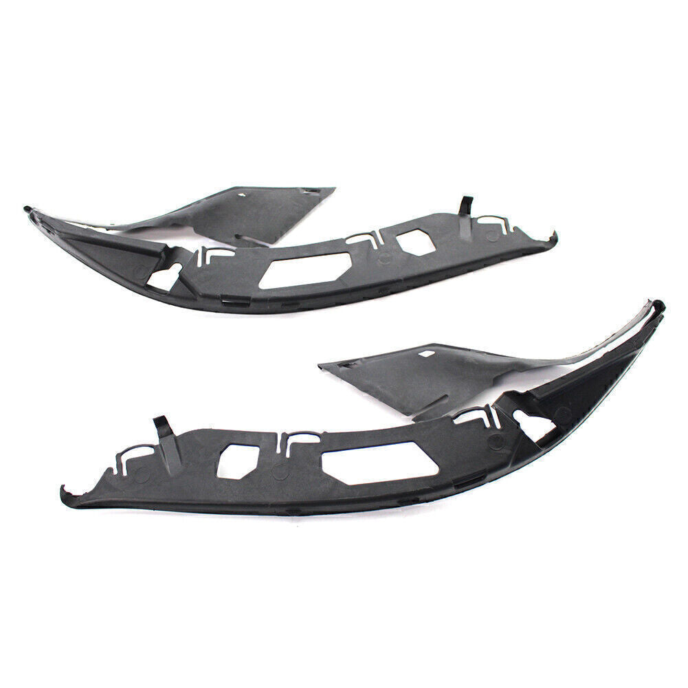 2x Upper Headlight Gaskets Black for BMW 5 Series E60 2004-2010 2005 525xi 528i