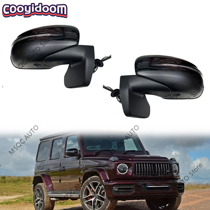 Suitable for Mercedes-Benz G-Class W463/464 2013-2017 Rearview mirror with automatic LED blind glass.