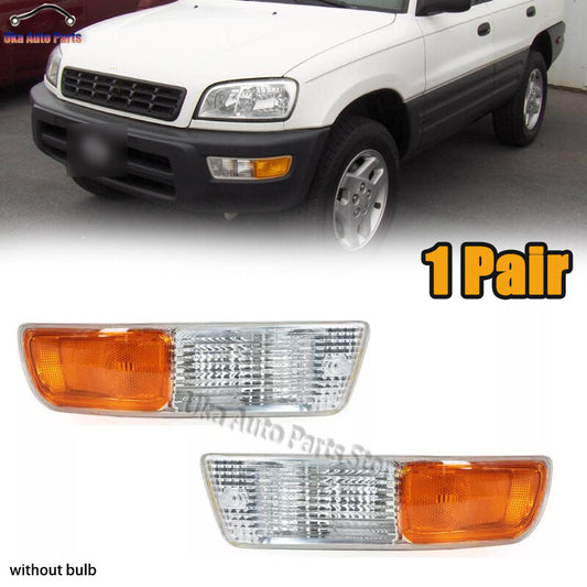 1 Pair Front Bumper Fog Lamp Fog Light Without Bulb For 1998 1999 for Toyota RAV4