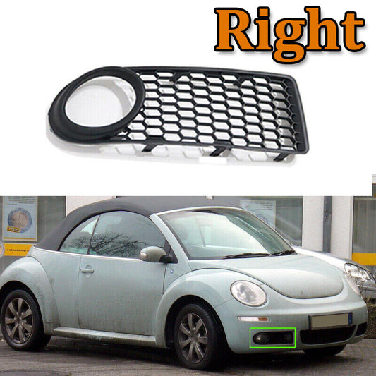 for VW Beetle/Cabrio 2006-11 Mesh Grille Front Bumper Fog Lamp Cover Frame Right