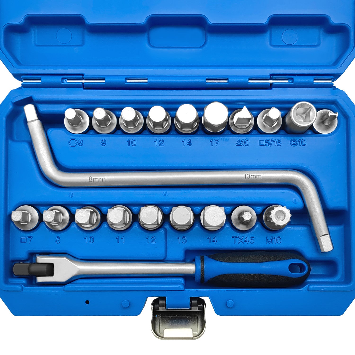 21PCS Car Oil Pan Tool with Screw Transmission Drain and Plug Wrench Fixing Tool