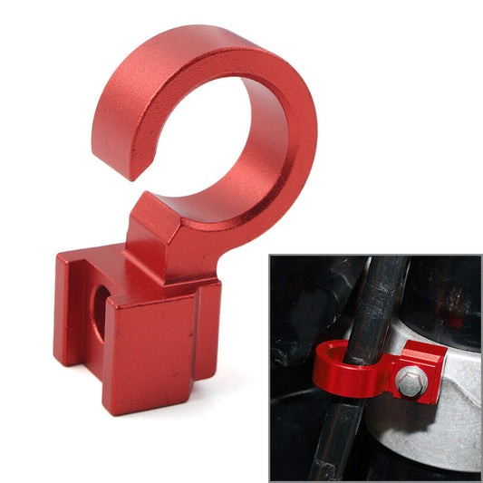 Billet Front Brake Hose Line Clamp Guide Fit for Suzuki DRZ400SM 2005-2022 red