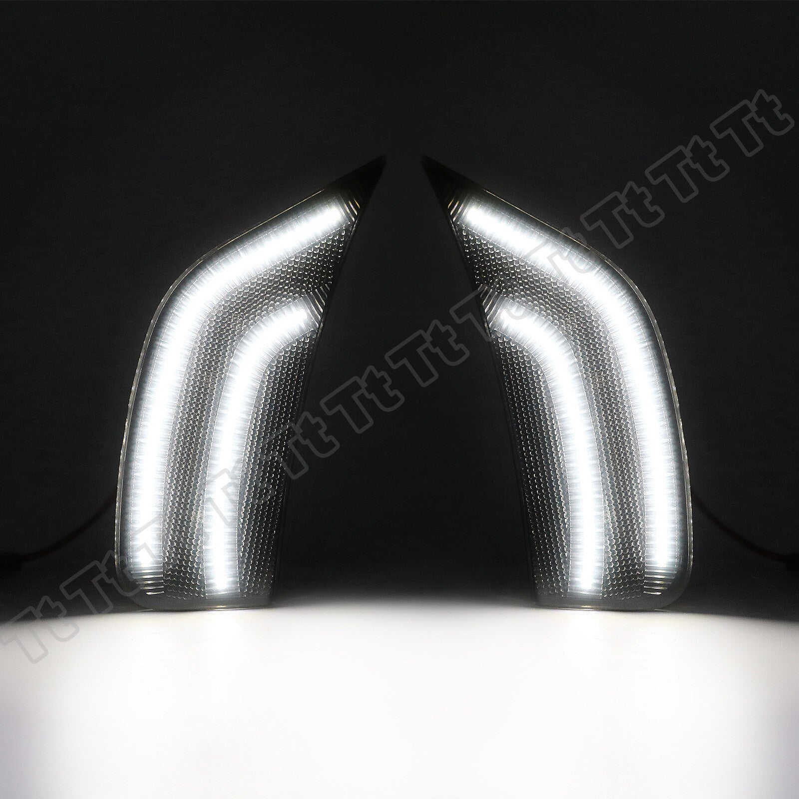 White LED side marker lights for 2021-2023 for Cadillac for Escalade for Chevrolet Suburban for GMC
