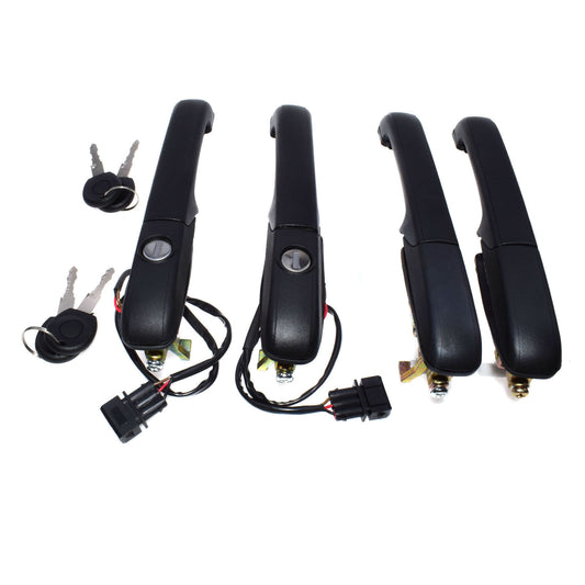 for VW for Passat 95-97 JLB GLX Set of 4 Outside Door Handle Front Rear Left Right