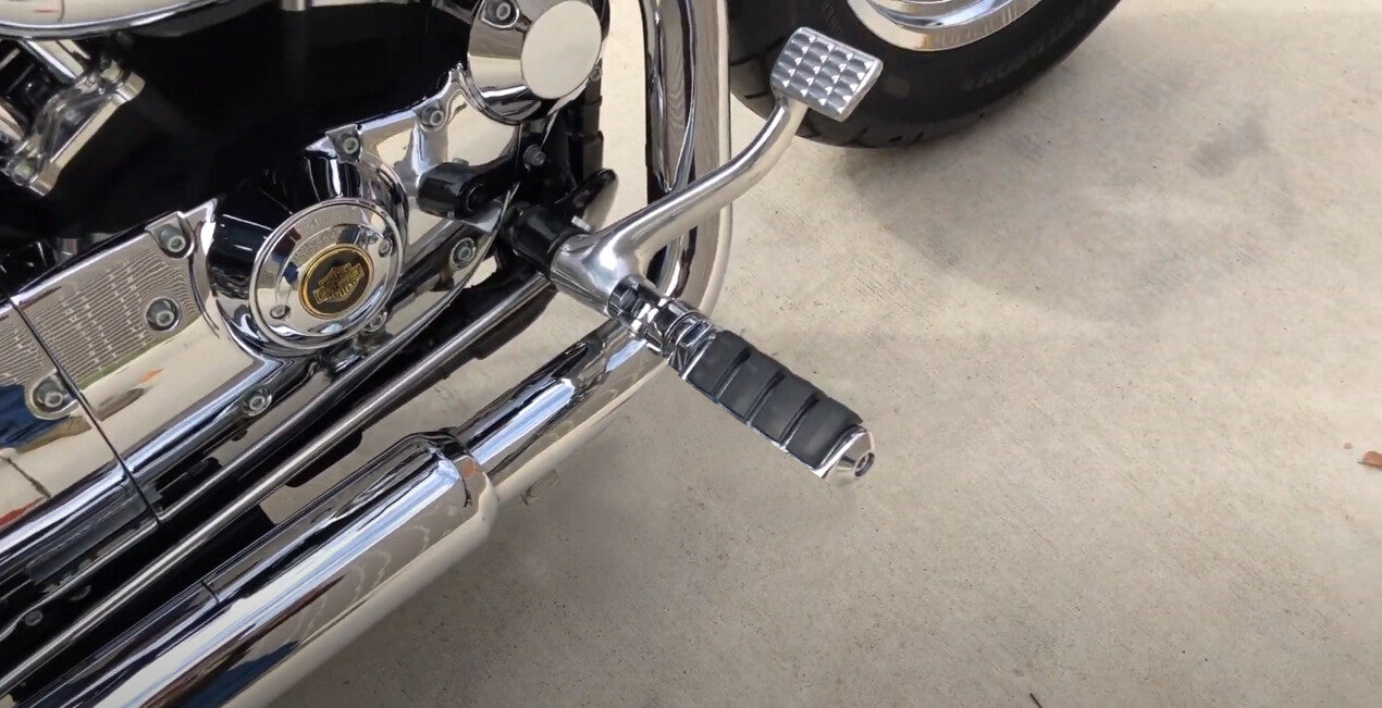 Chrome Forward Controls Kit Peg Levers for Harley Sportster 883 1200 48 72 14-22