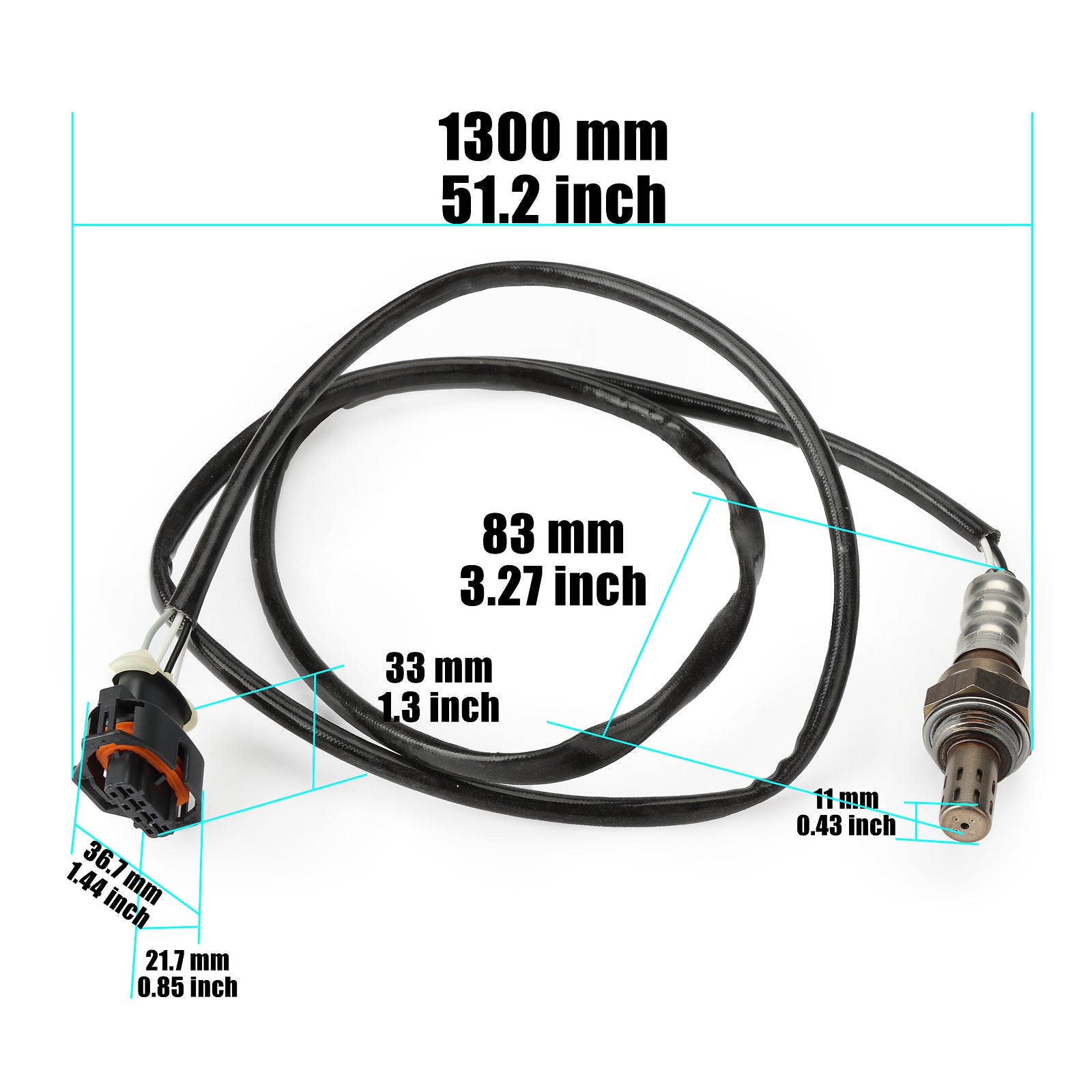 Oxygen sensor 12567680 replacement part for Chevrolet 1.6L/1.4L (1999 - 2003 00 01 02-)