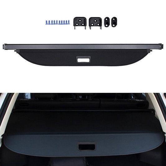 for Kia Seltos 2020-2023 Black Cargo Cover Security Shade Retractable Shielding