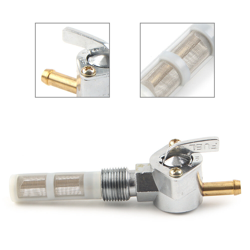 3/8 Fuel Gas Tank Valve NPT Petcock for Harley Davidson Road King Softail Dyna