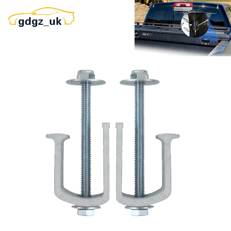 2×Pickup Truck Bed Tool Box Clamps Aluminum Tie Downs Clips Toolbox Mounting Kit