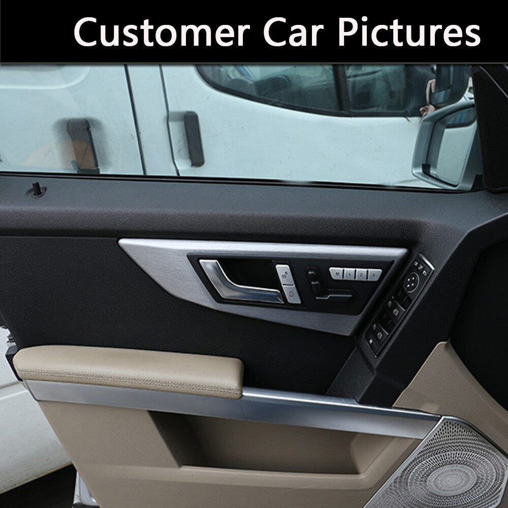 12PCS ABS for Seat Memory Lock Unlock Switch Button Cover Trim for Mercedes Benz