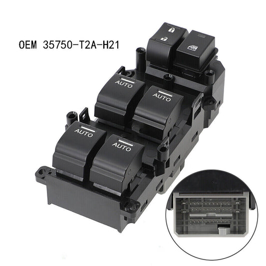 for Honda Accord Sedan 2013-2017 35750T2AA91 Master Window Switch Front Driver