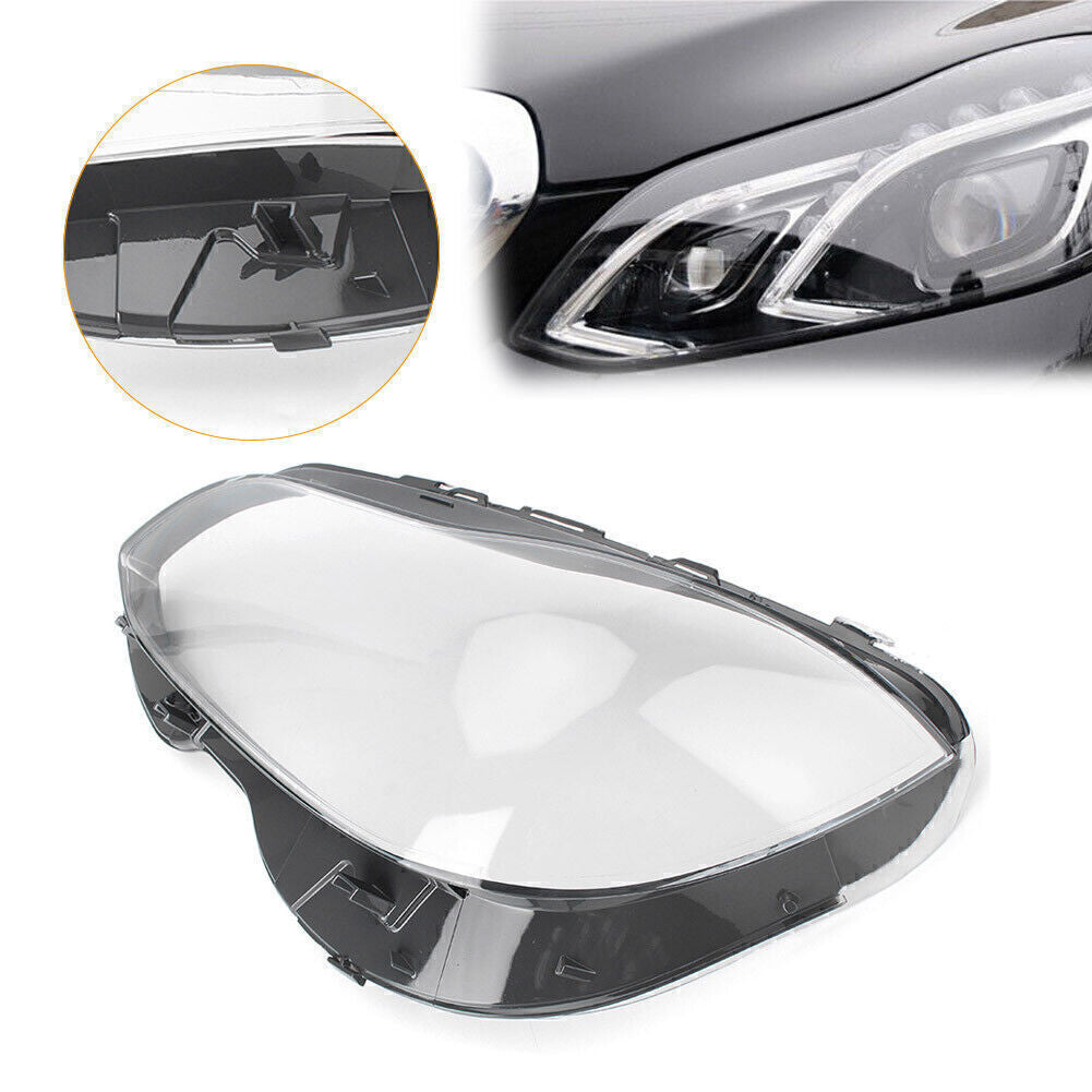 Left Side Headlight Headlamp Lens Cover Shell for Mercedes-Benz W212 2014-2015