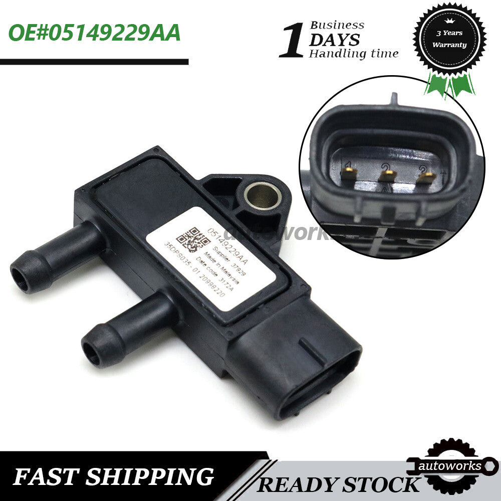 Diesel Differential Pressure Sensor for DODGE for RAM 2500 3500 4500 6.7L 05149229AA