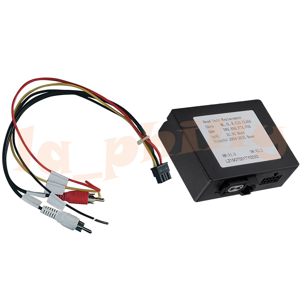Optical Fiber Decoder Box Amplifier Adapter Fits for Mercedes-Benz series ML GL W164