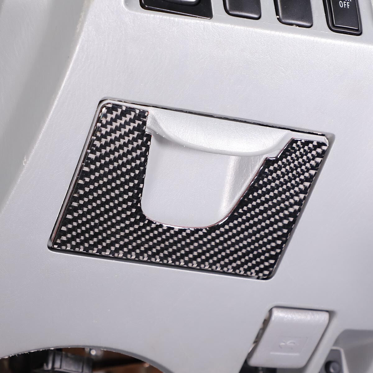 Carbon ABS instrument-side air socket decorative ring suitable for Toyota 86/Sub@ru BRZ 2022-22