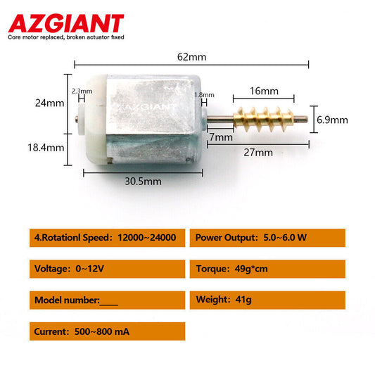 4061127500 Door lock actuator motor 1126199-00-A, suitable for Tesla Model X 2016-2020.