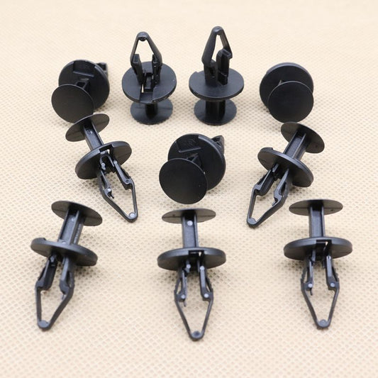 10-Piece Fender Cowl Fascia Liner Push-Type Fixture Clip 11589293 for GM for Ford